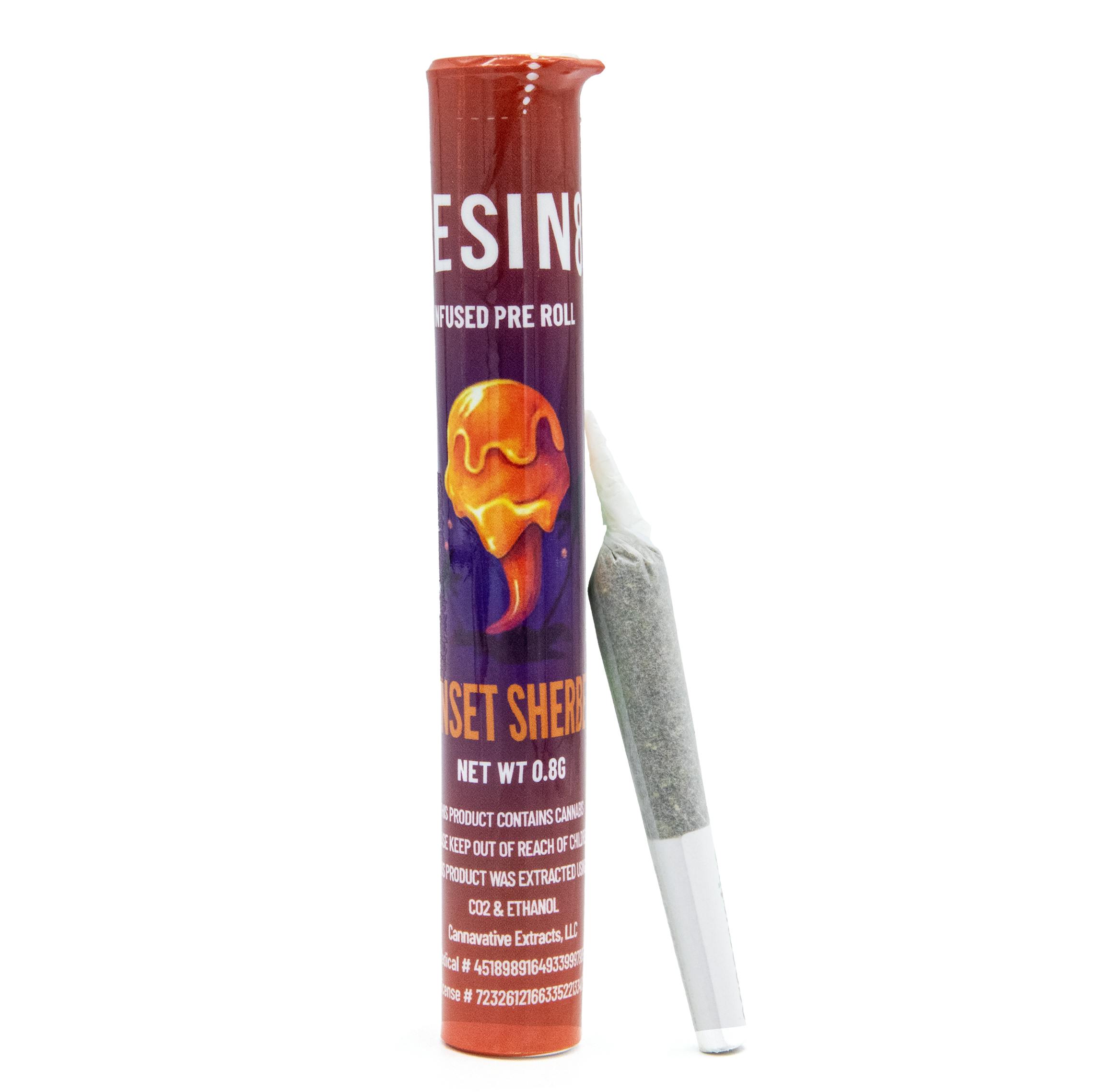 SUNSET SHERBET INFUSED PRE-ROLL [0.8G] at Jardín Premium Cannabis Dispensary