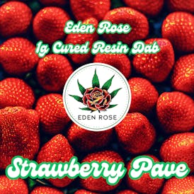 Eden Rose-1g Cured Resin Sugar-Strawberry Pave