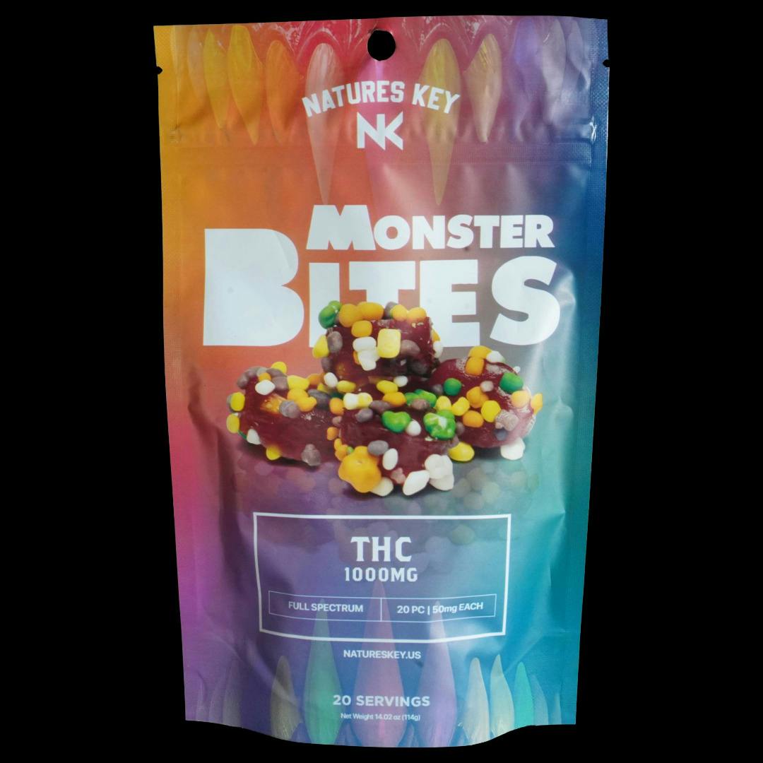Nature's Key - 1000mg Gummy - Monster Bites