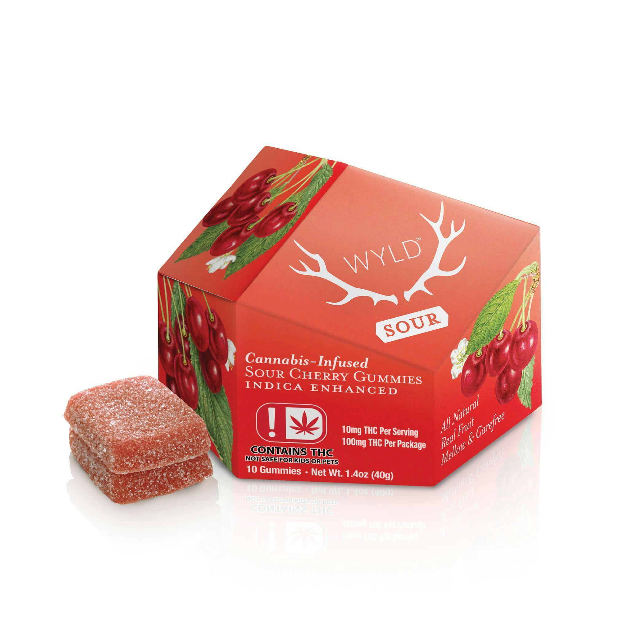Wyld - 1000mg Gummy - Sour Cherry