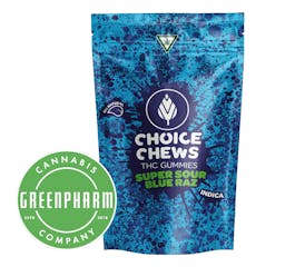 Edible | Choice | Super Sour Blue Razz Dream Chews