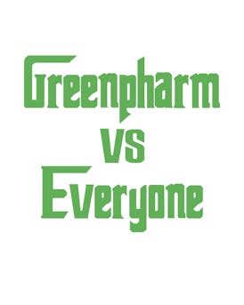 Merch | Green Pharm | White GP vs Everyone T-Shirt
