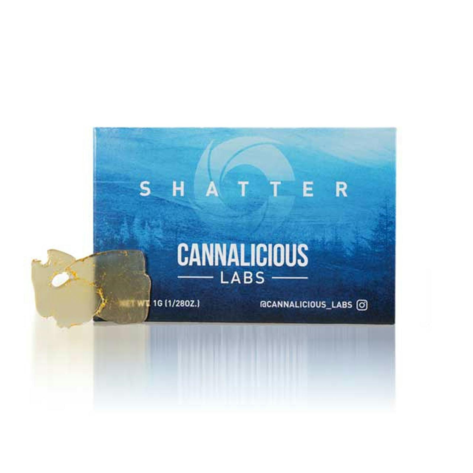 Cannalicious - 1g Shatter - Lemon Ice