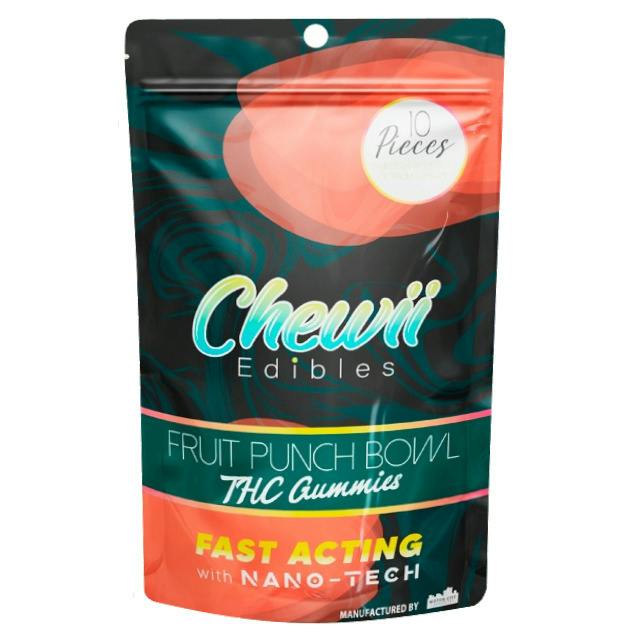Chewii Fast-Acting Fruit Punch Bowl Gummies 200mg Rec