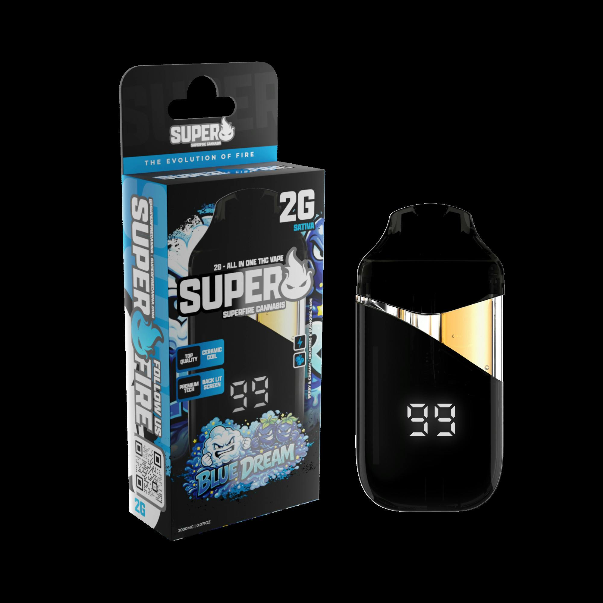 Superfire | 2g Disposable | Blue Dream