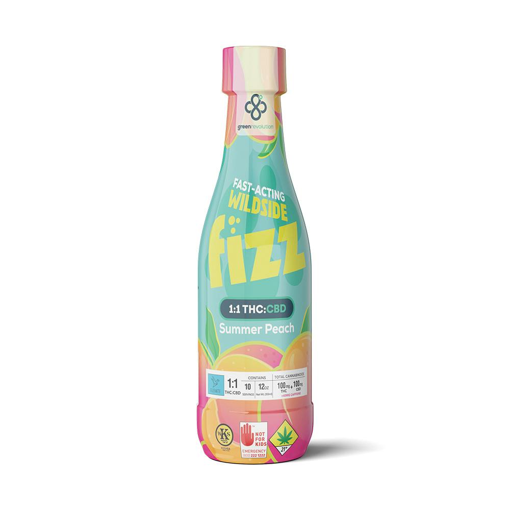 Summer Peach CBD 1:1 (Elevate) | Green Revolution - Wildside Fizz
