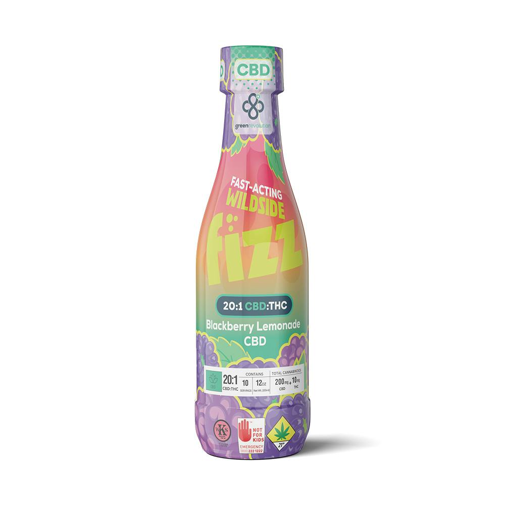 Blackberry Lemonade CBD 20:1 (Relief) | Green Revolution - Wildside Fizz