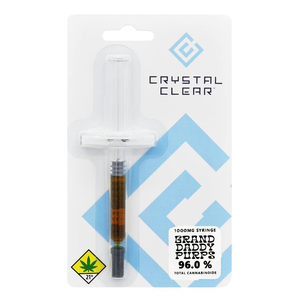 Granddaddy Purple | Crystal Clear - Multi-Use Distillate Applicator