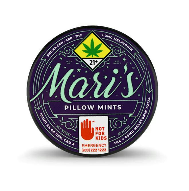 Peppermint CBN 1:1:1 | Mari's Mints - Pillow Mints