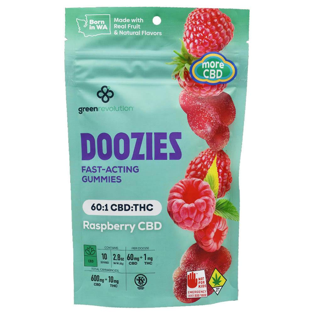 Raspberry CBD 60:1 (CBD) | Green Revolution - Doozies