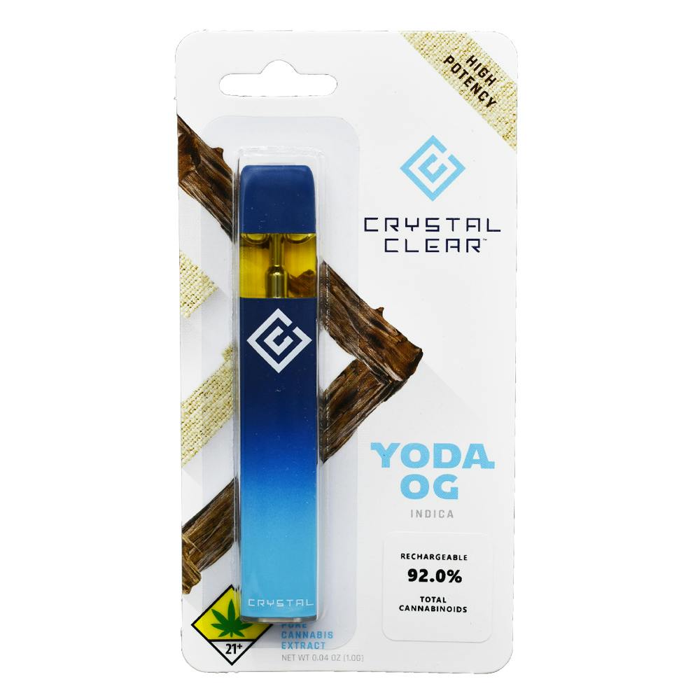 Yoda OG (1G) | Crystal Clear - All-In-One Distillate Pen