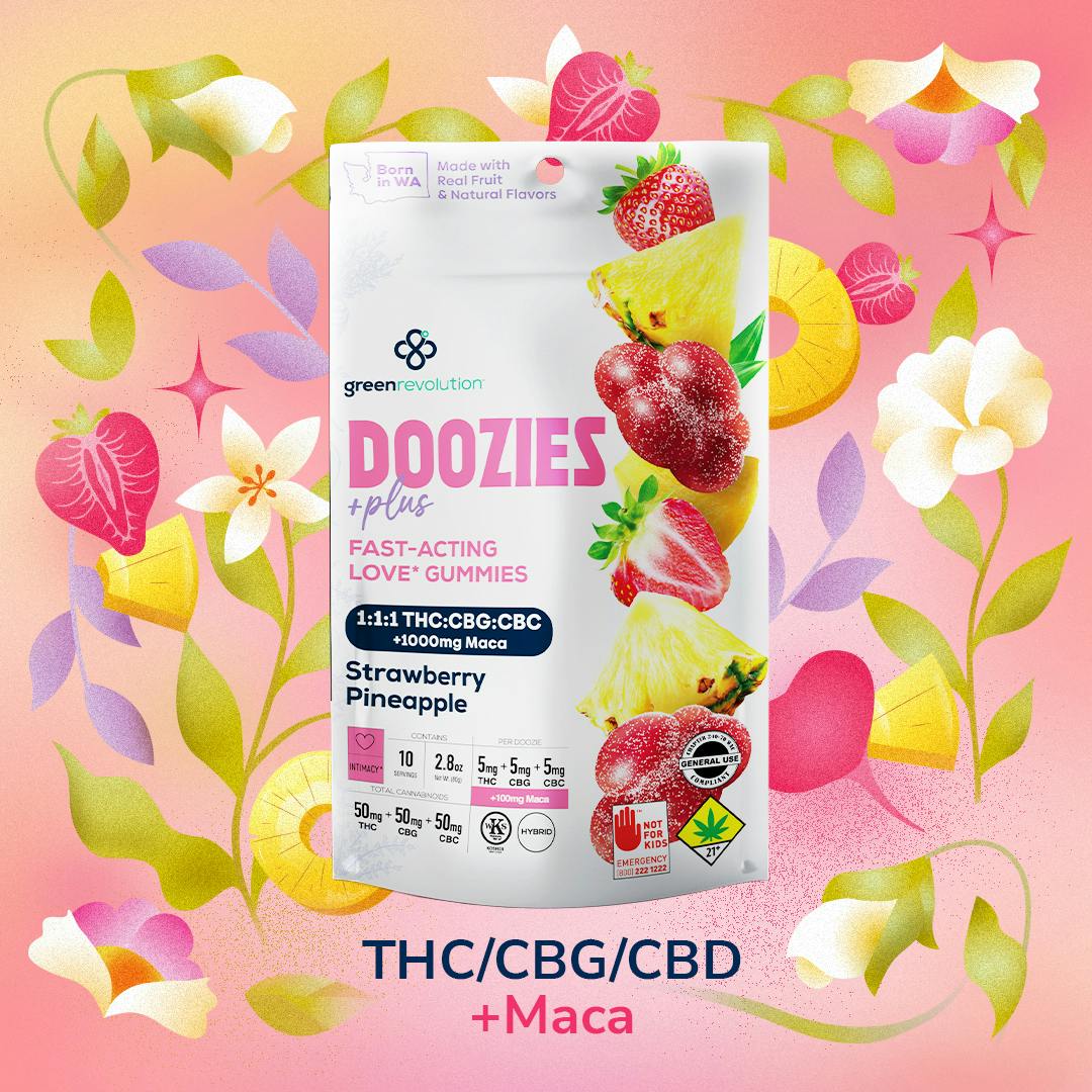 Strawberry Pineapple w/ Maca 1:1:1 | Green Revolution - Doozies PLUS