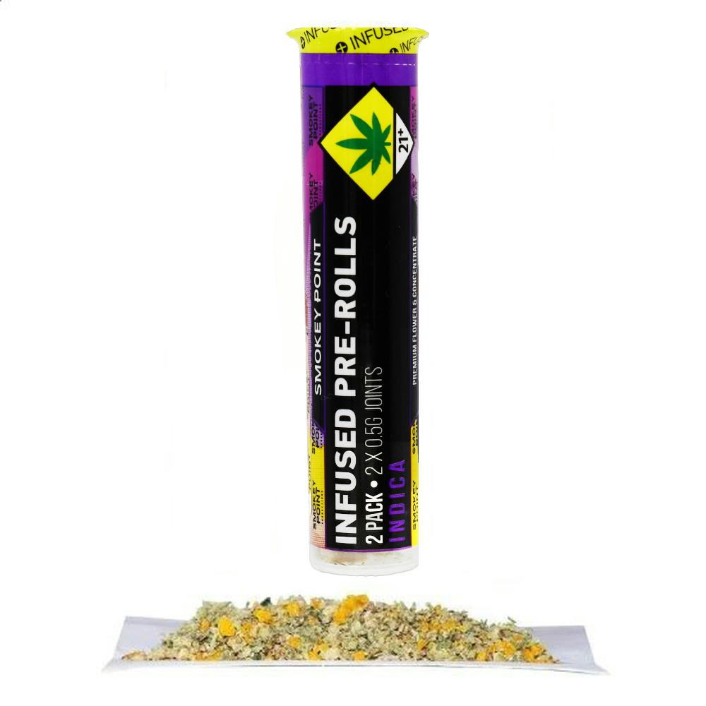 Biscotti Shatter (2x 0.5g) | Smokey Point Productions - 2 Pack Infused Pre Roll