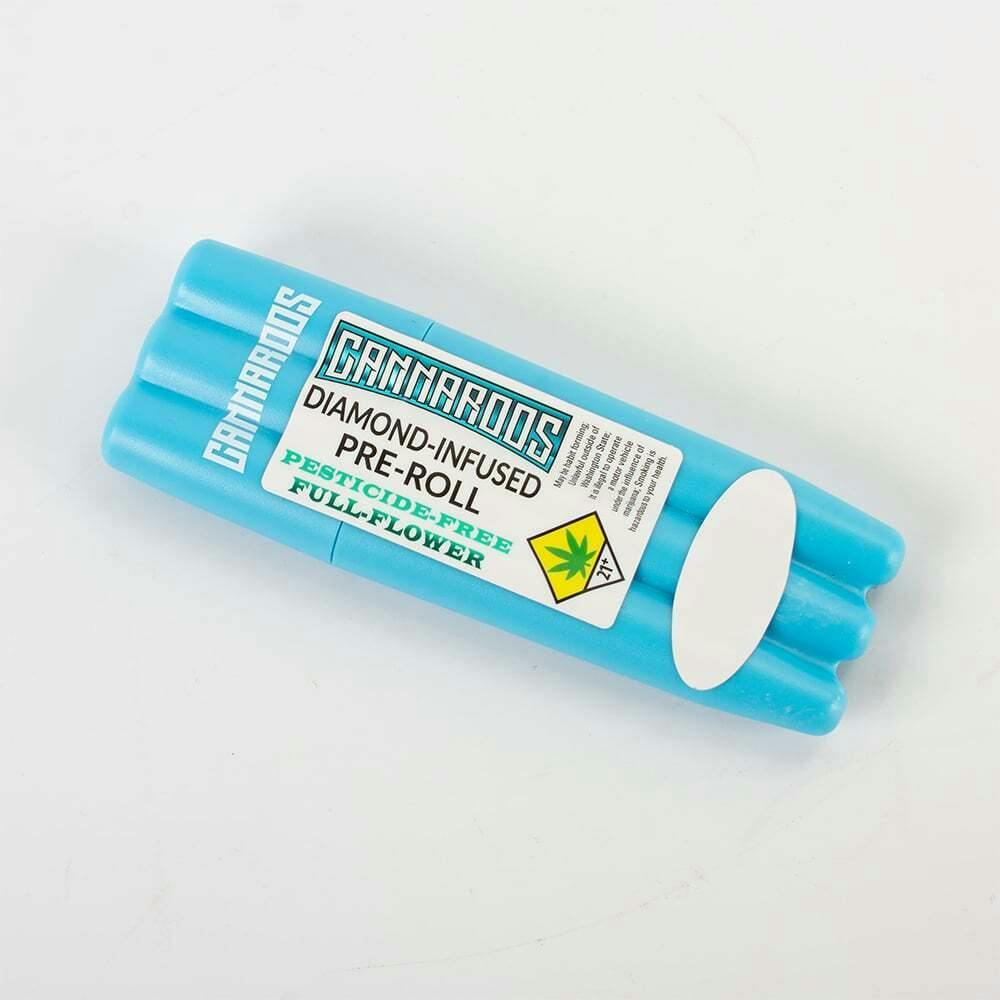 After Dark (3x 0.7g) | Cannaroos - 3 Pack Diamond Infused Pre Rolls