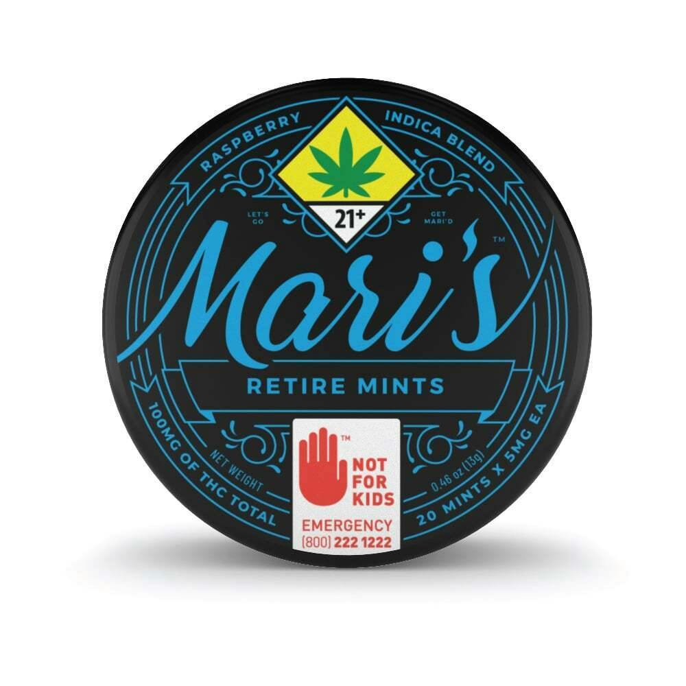 Blue Raspberry (Indica) | Mari's Mints - Retire Mints