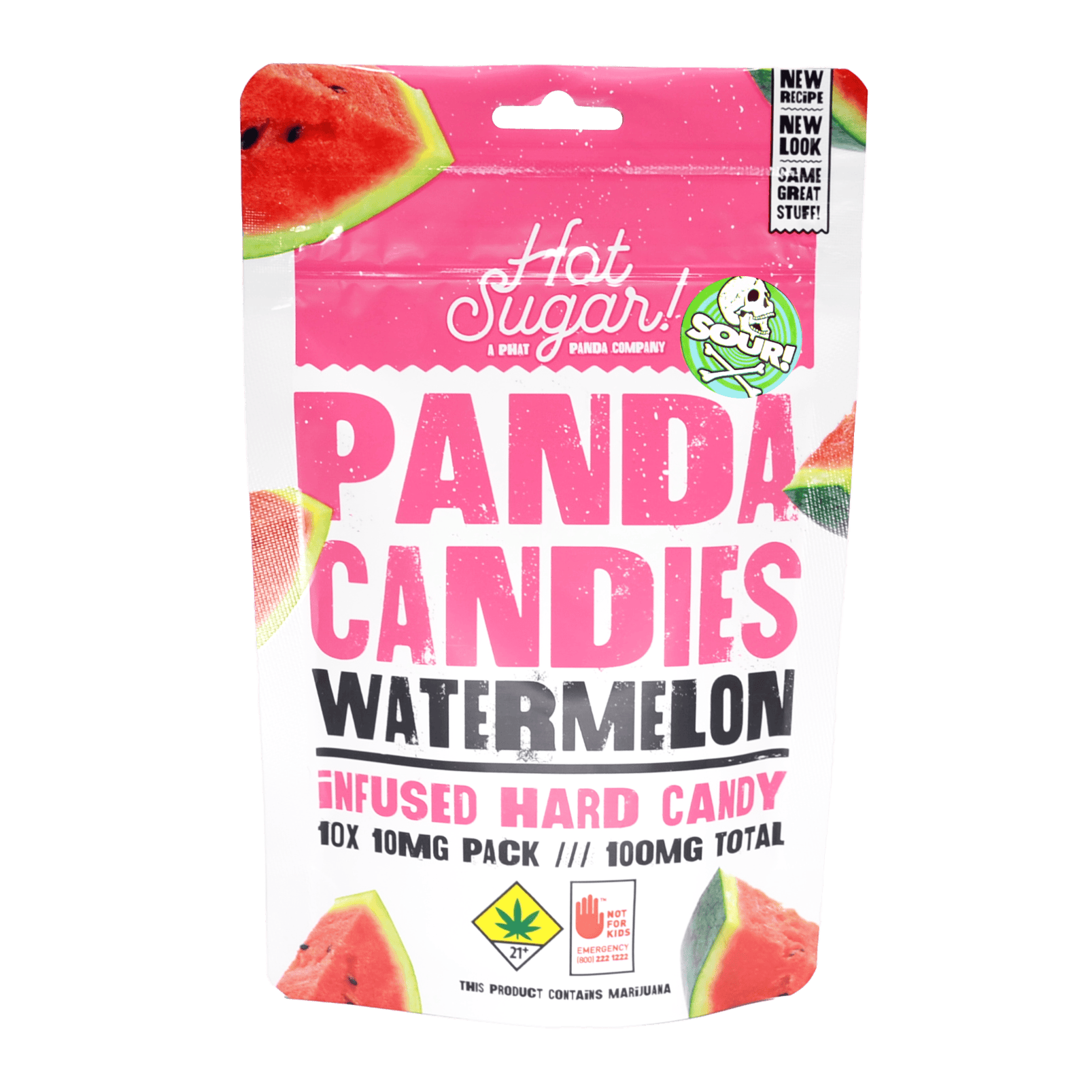 Sour Watermelon CBD 1:1 | Hot Sugar - Panda Candies