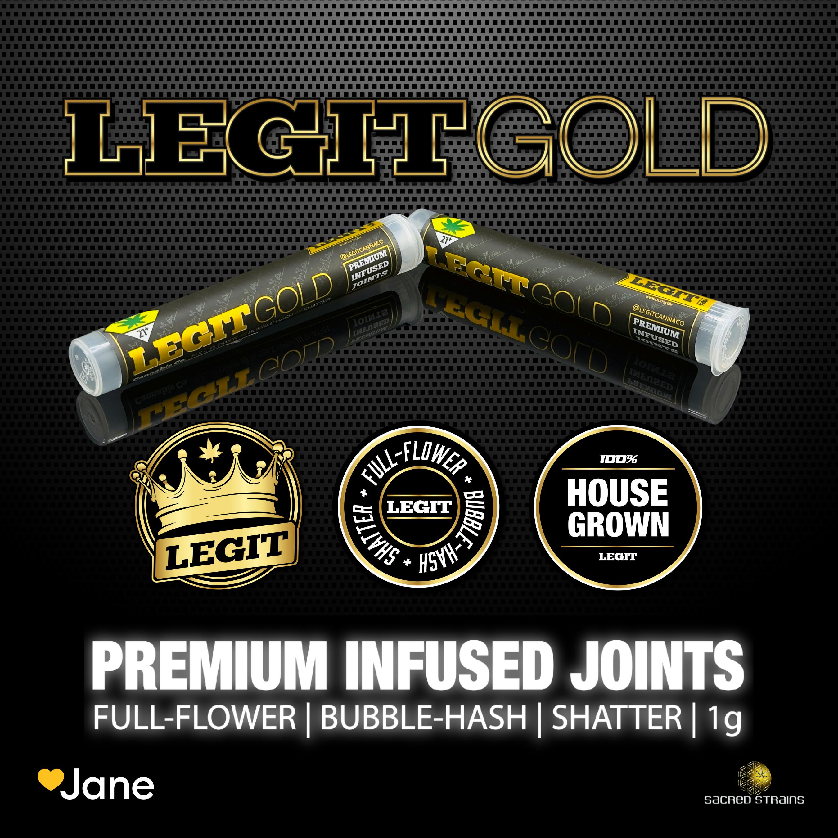 Cherry OG (5x 0.7g) | Legit Gold - 5 Pack Premium Infused Joints