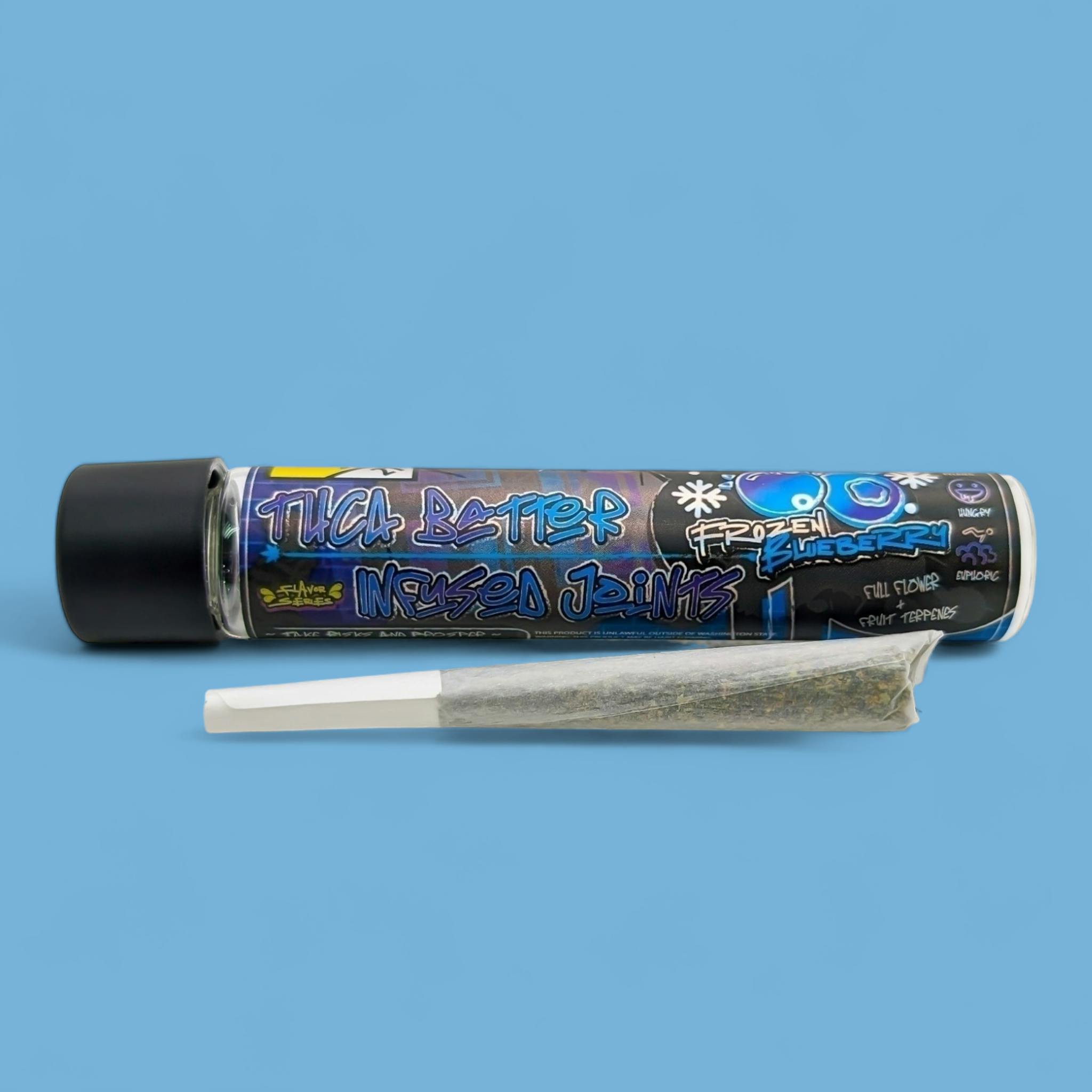 Frozen Blueberry (1G) | Trap House Connection - Moonrock Infused Joint
