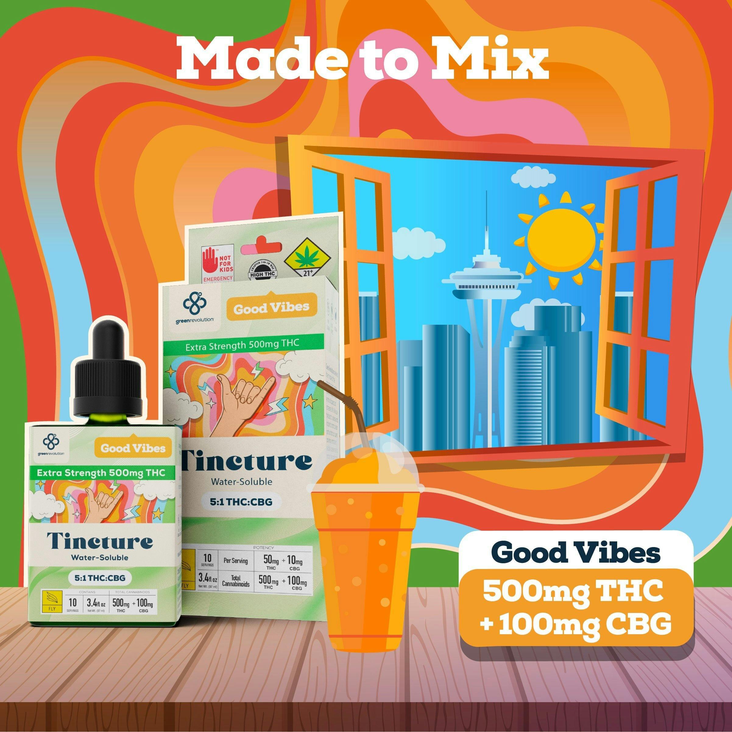 Good Vibes CBG 5:1 | Green Revolution - Nano Tincture