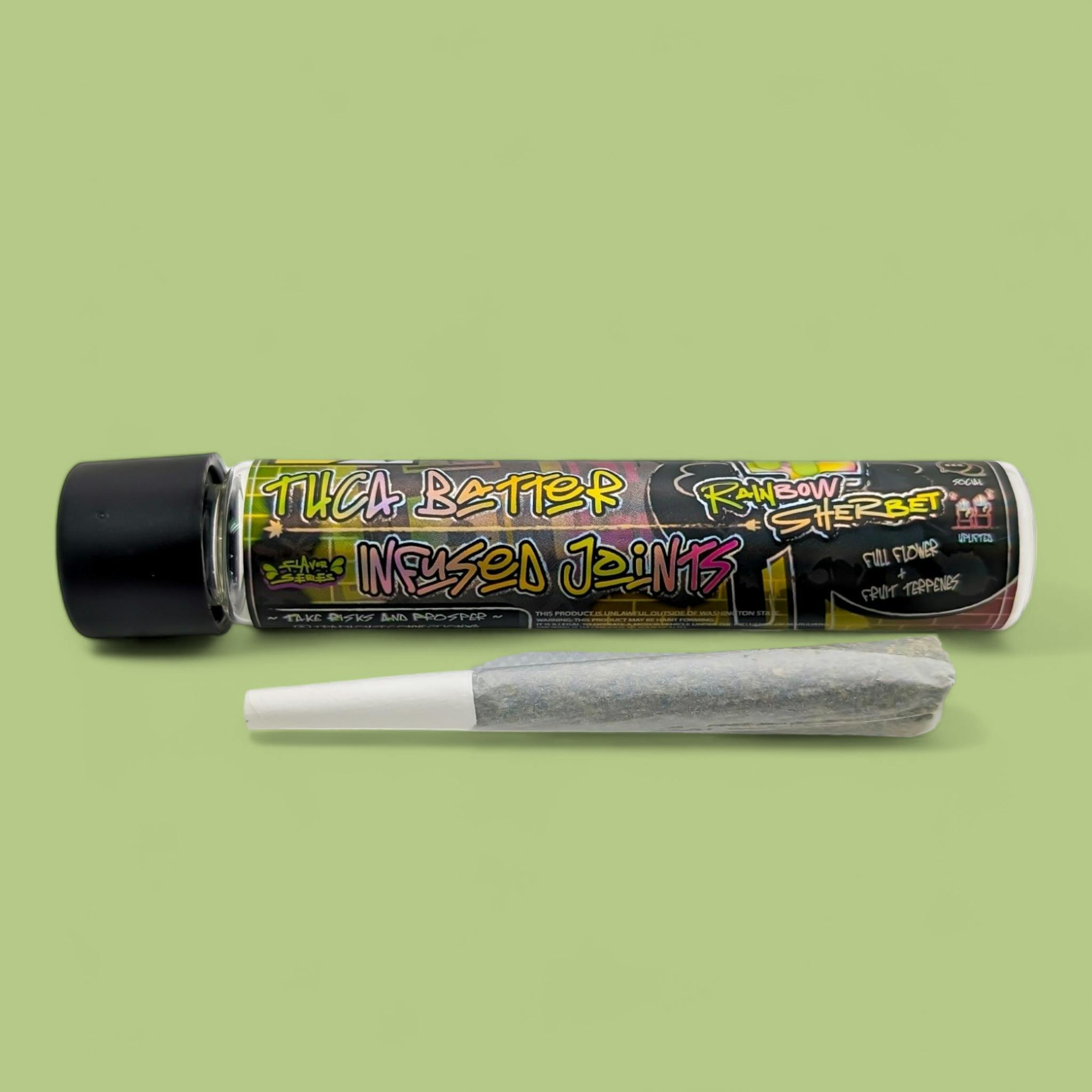 Rainbow Sherbet (1G) | Trap House Connection - Moonrock Infused Joint
