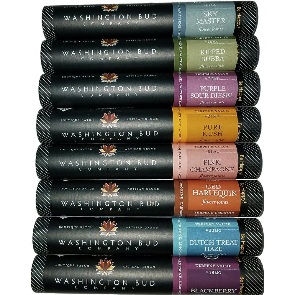 Sky Master (2x 0.5g) | Washington Bud Company - 2 Pack Kief Infused Prerolls