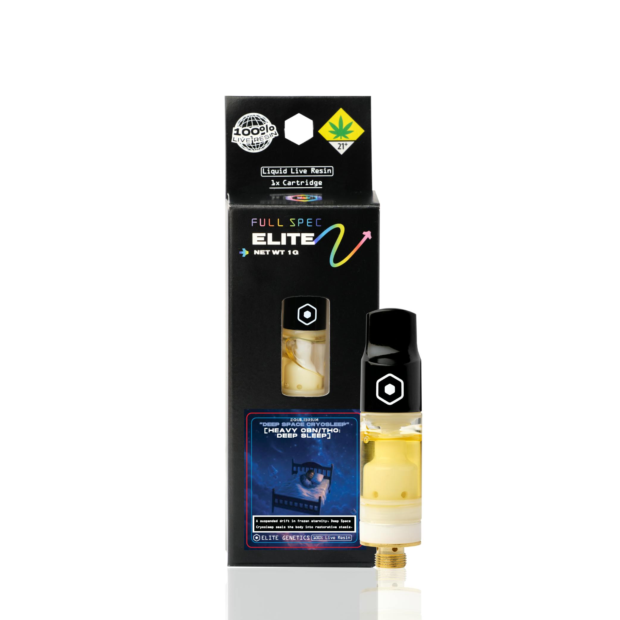 Deep Space Cryosleep CBN | Full Spec - Elite Equilibrium Liquid Live Resin Cartridge