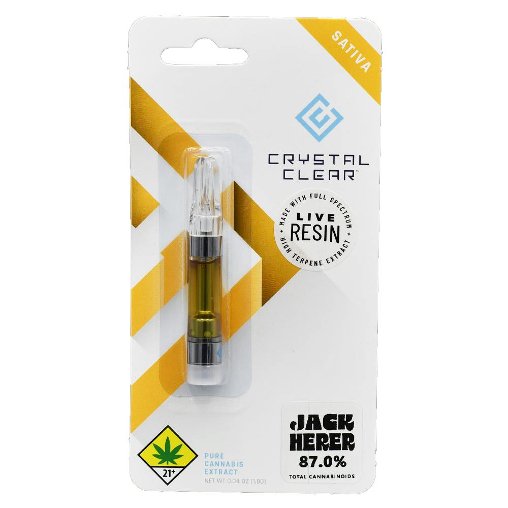 Jack Herer | Crystal Clear - Live Resin Cartridge
