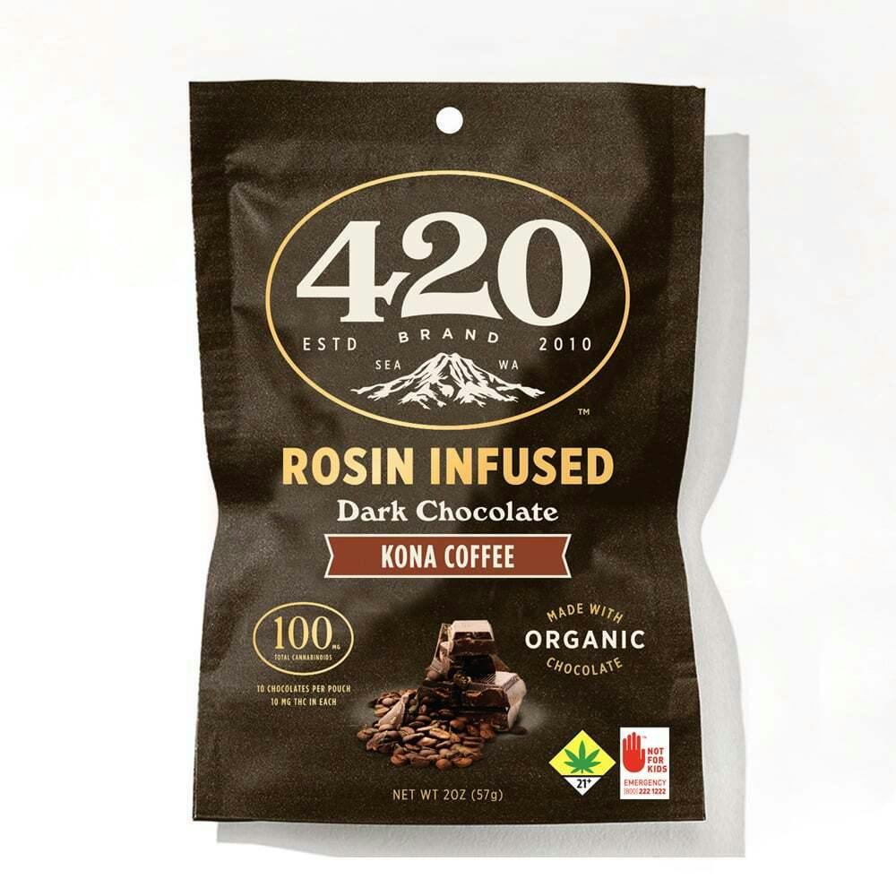 Dark Chocolate Kona Coffee | 4.20 Bar - Rosin Infused 4.20 Bar Minis