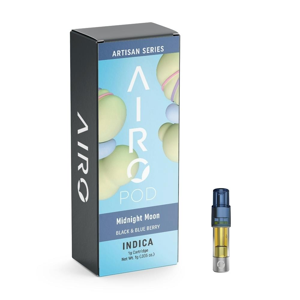 Midnight Moon - Black & Blue Berry | Airo Brands - AiroPod Artisan Series