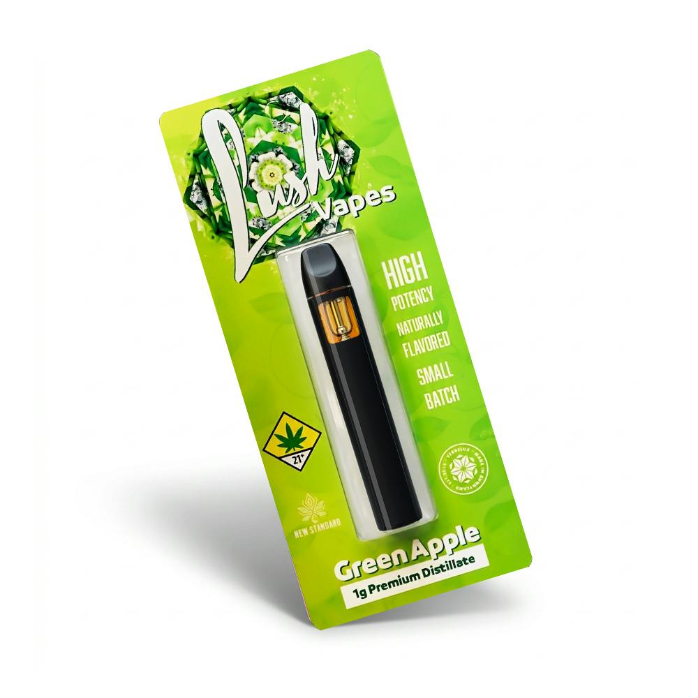 LUSH: Green Apple Disposable (1G) | Verdelux - Disposable Vape Pen