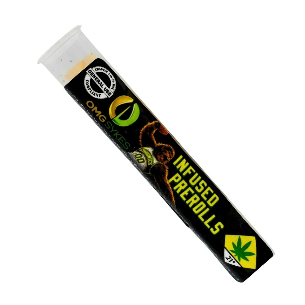 Super Chronic (2x 0.75g) | OMG Sykes - 2 Pack Infused Pre Roll