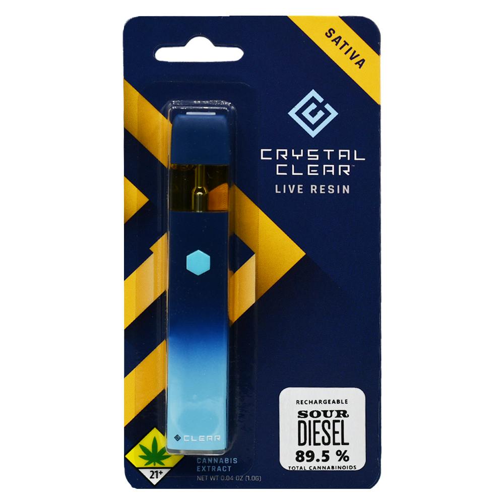 Sour Diesel (1G) | Crystal Clear - All-In-One Live Resin Pen