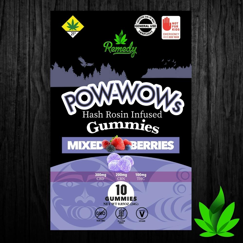 Mixed Berries CBD/CBN 3:2;1 | Remedy Tulalip - Rosin Pow-Wows