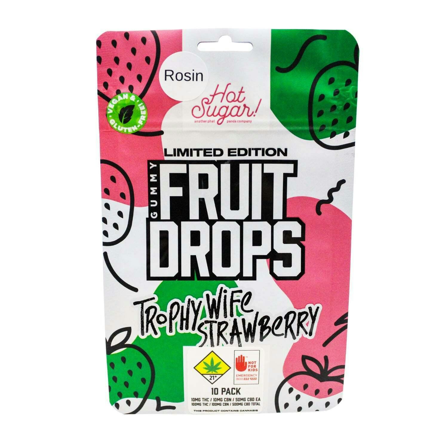 Strawberry (Trophy Wife) CBD/CBN | Hot Sugar - Solventless Fruit Drops