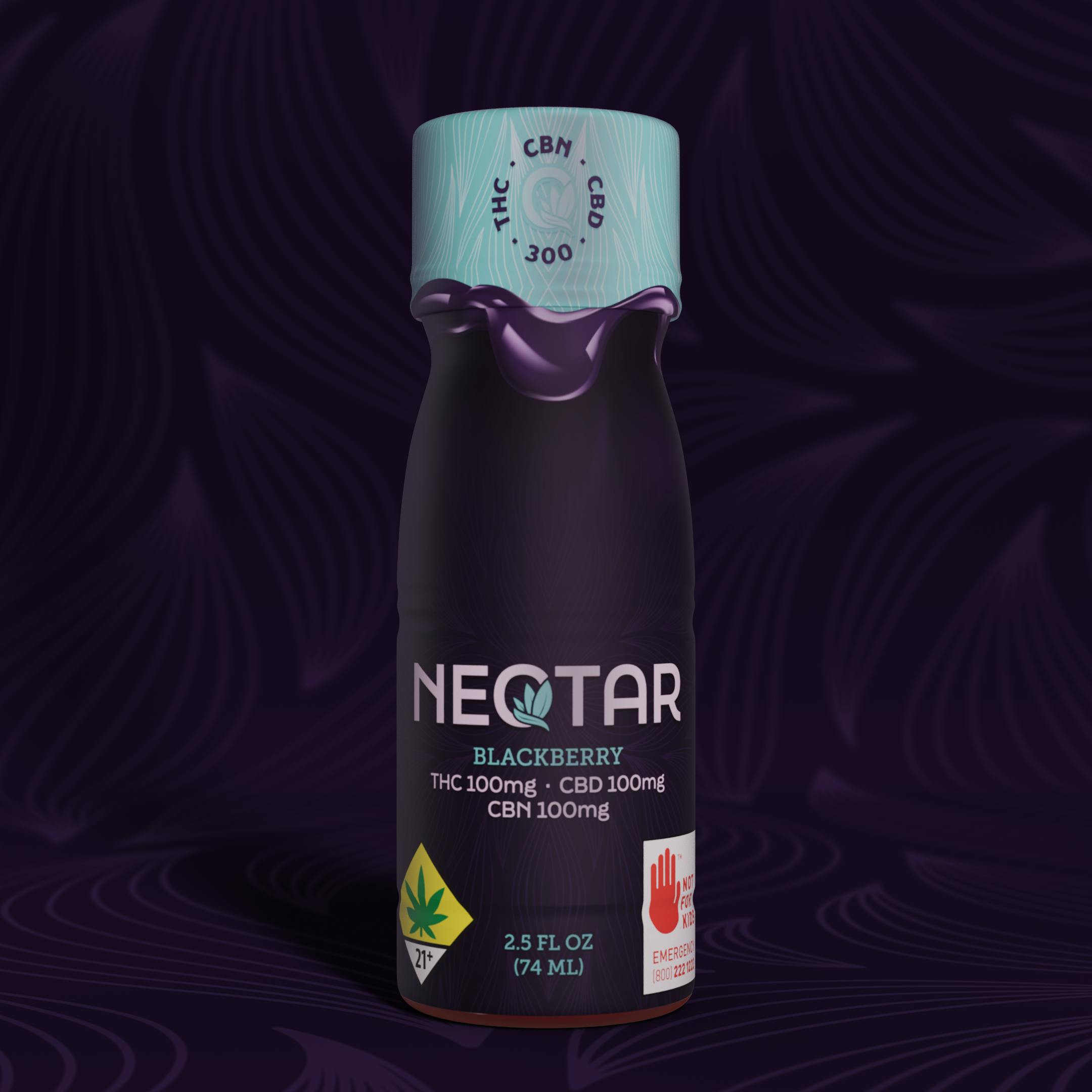 Blackberry CBD/CBN 1:1:1 | Neqtar - Shot