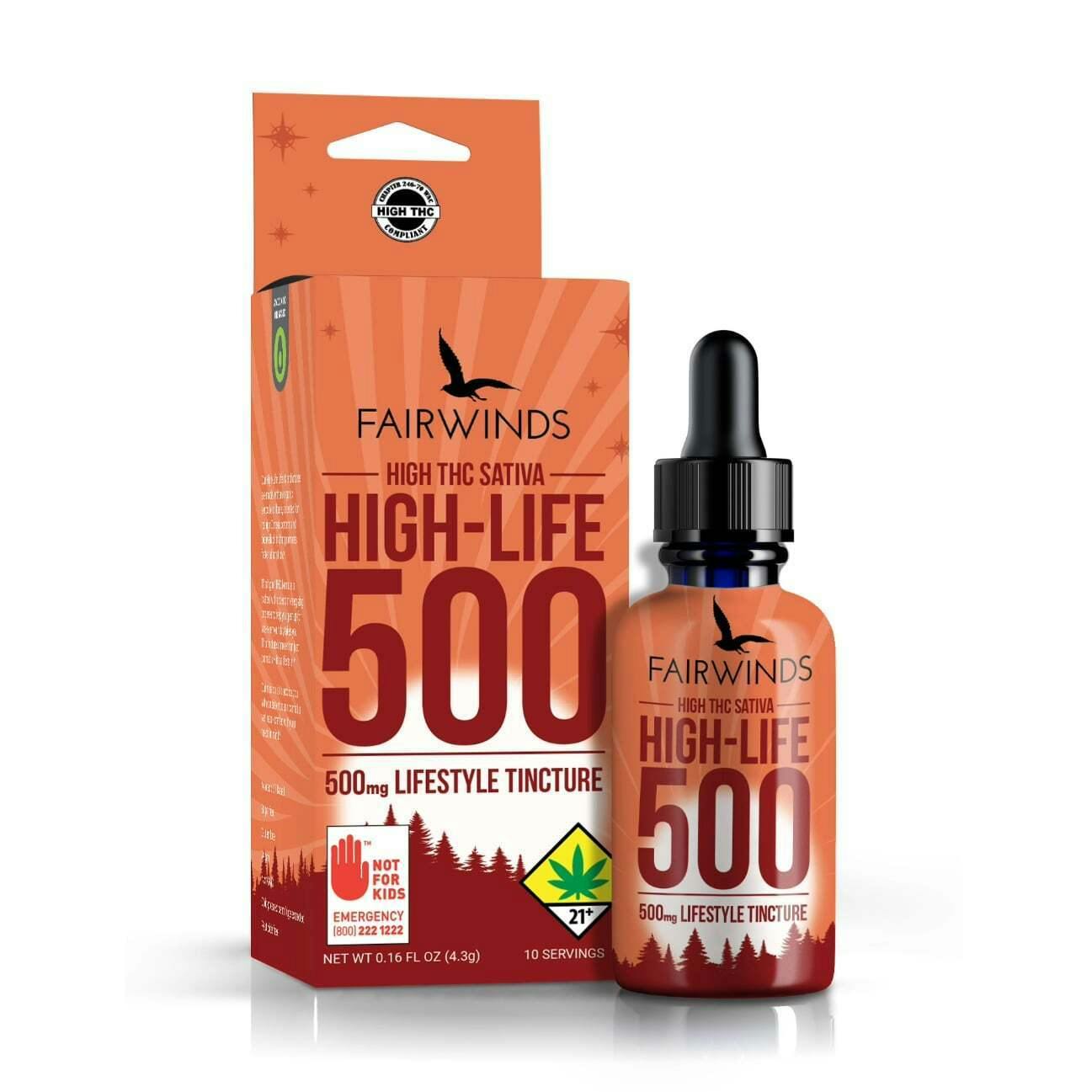 High-Life 500 - Sativa Tincture | Fairwinds - Tincture