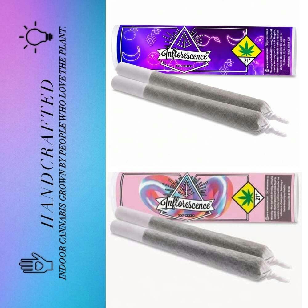 White Runtz (2x 0.5g) | Inflorescence - 2 Pack Pre Roll