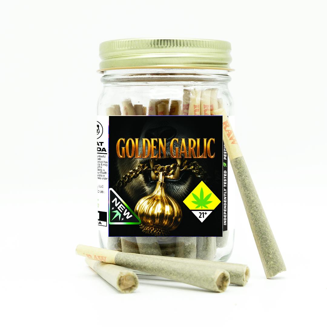 Golden Garlic (28x 1G) | Phat Panda - 28 Pack Pre Roll