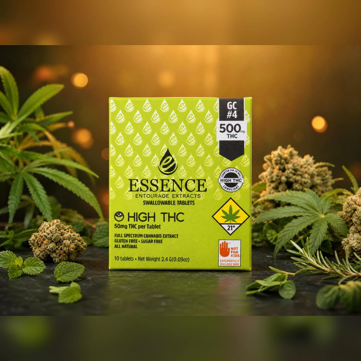 GG 4 (High THC) | Essence - Essence Cannabis Tablets
