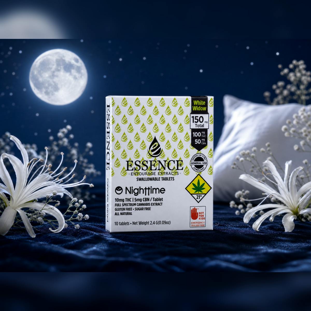 White Widow CBN 2:1 | Essence - Essence Cannabis Tablets
