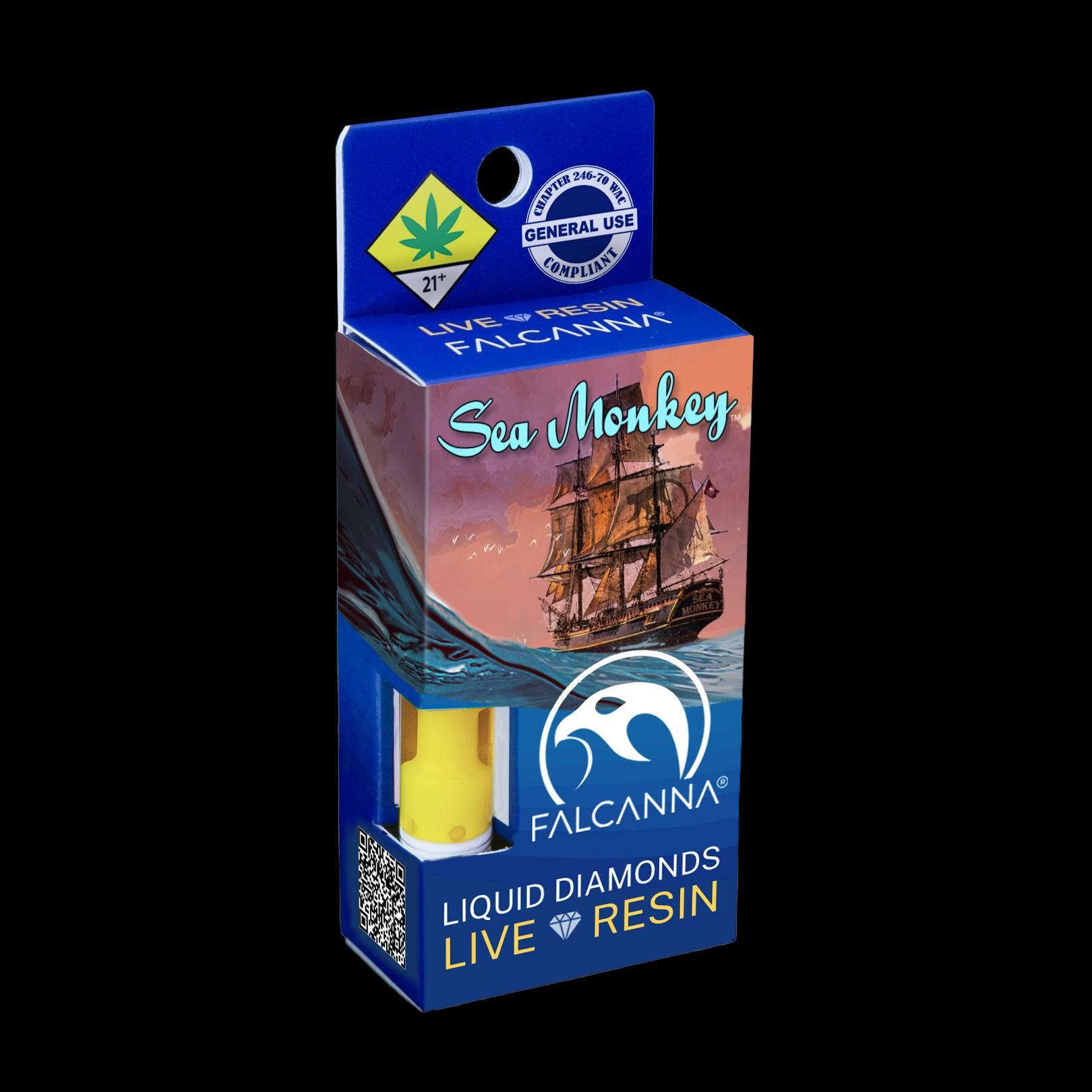 Sea Monkey | Falcanna - Live Resin Cartridge