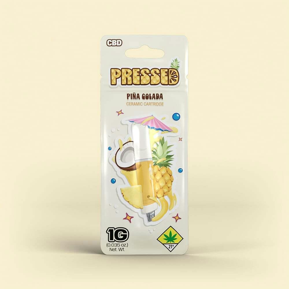 Pina Colada CBD | Pressed - Distillate Cartridge