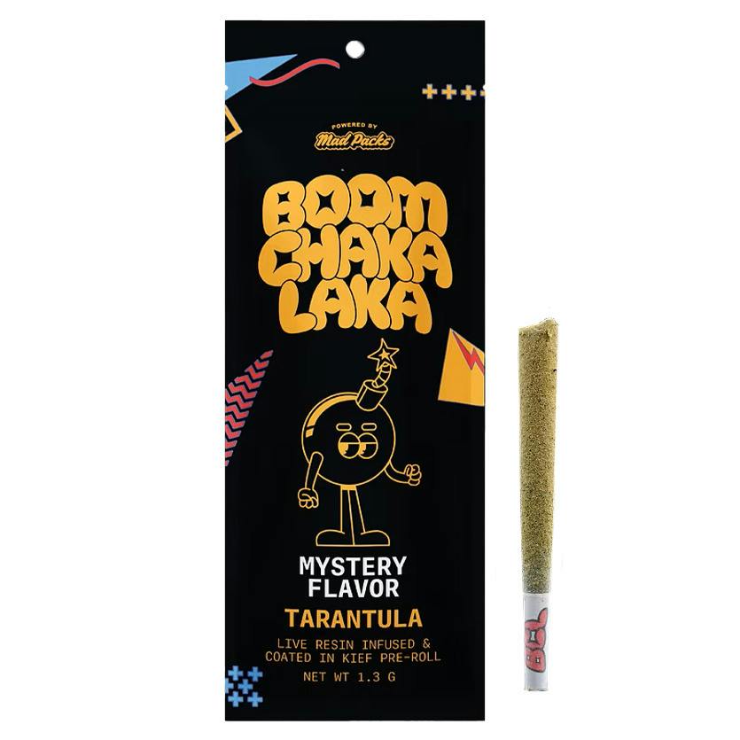 Mad Packs - 1.3g Boom Chaka Laka Tarantula Infused Preroll - Mystery Flavor