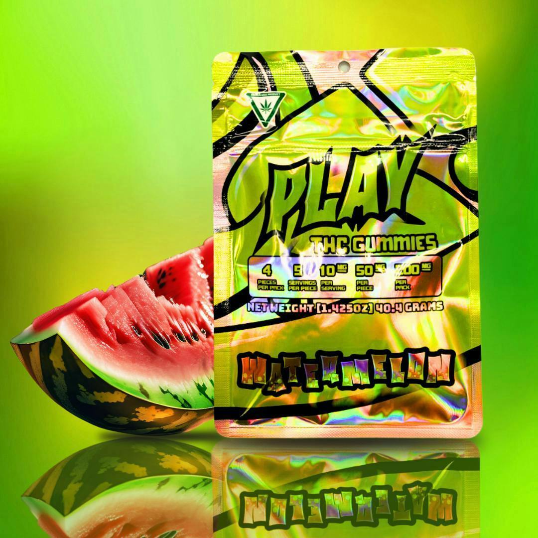 Play - 200mg Gummies - Watermelon