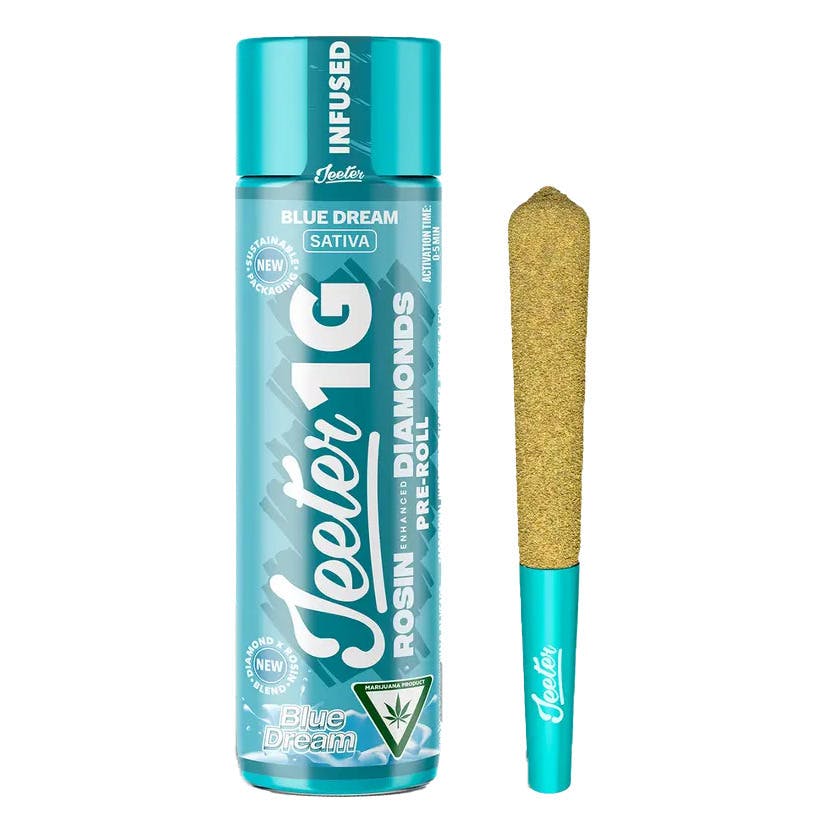 Jeeter - 1g Rosin Diamonds Infused Preroll - Blue Dream