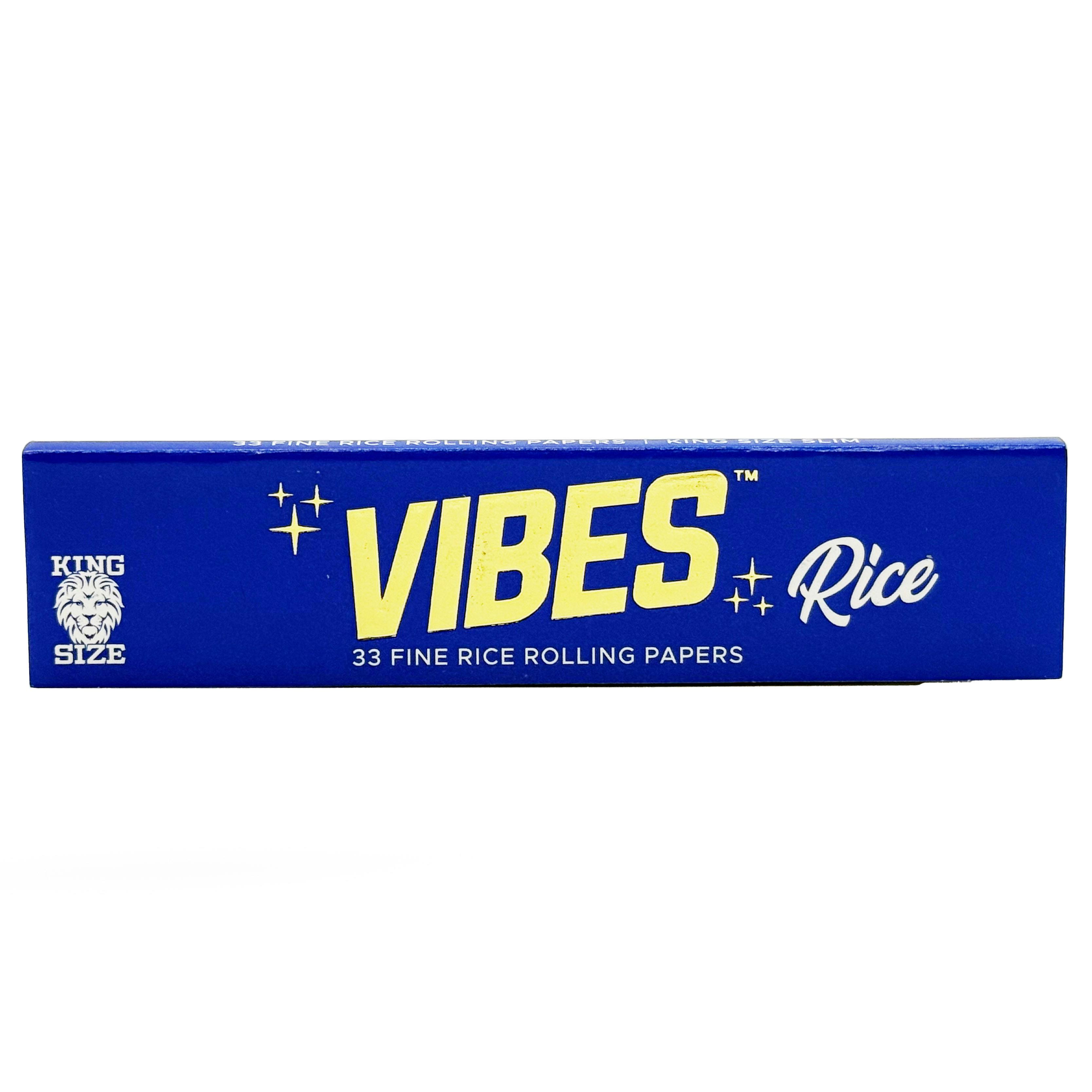 Vibes Rice King Size Slim Rolling Papers