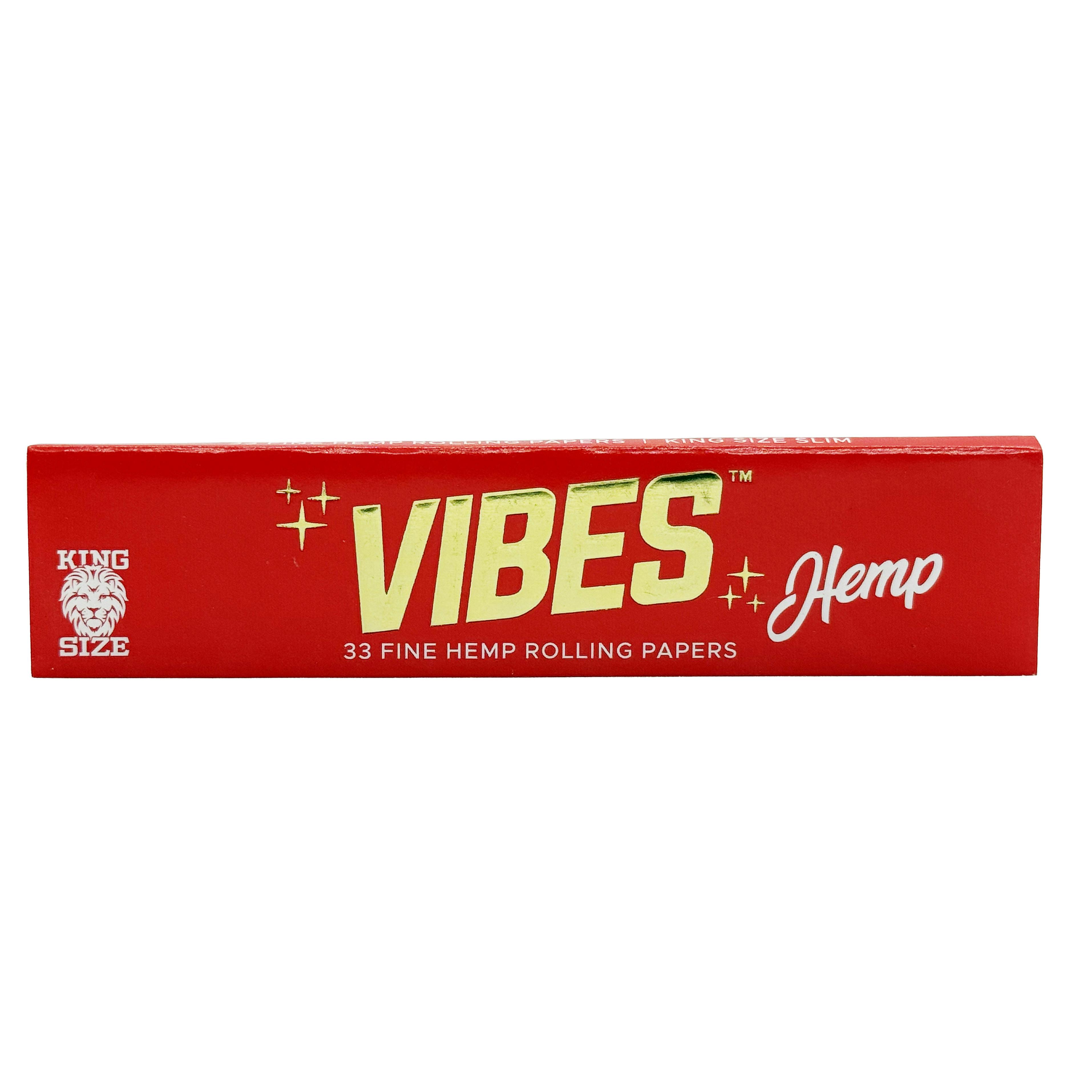 Vibes Hemp King Size Slim Rolling Papers