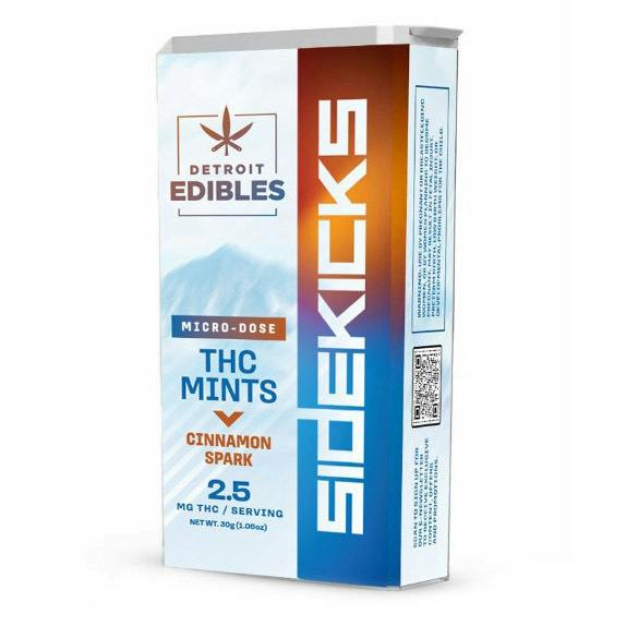 Detroit Edibles - 100mg Sidekicks Mints - Cinnamon Spark