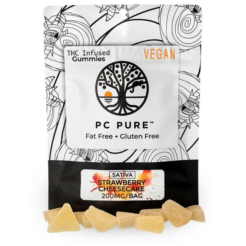 PC Pure - 200mg Gummies - Strawberry Cheesecake