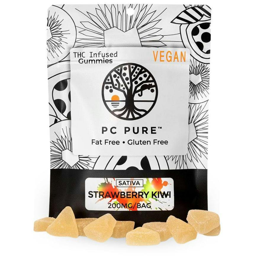 PC Pure - 200mg Gummies - Strawberry Kiwi